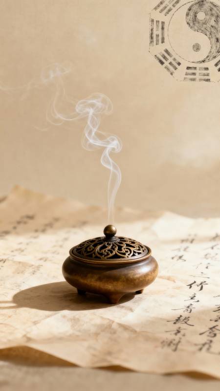 香炉烟袅 古韵悠然图片