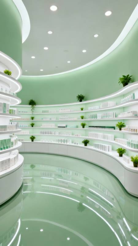 绿意盎然的美妆空间图片