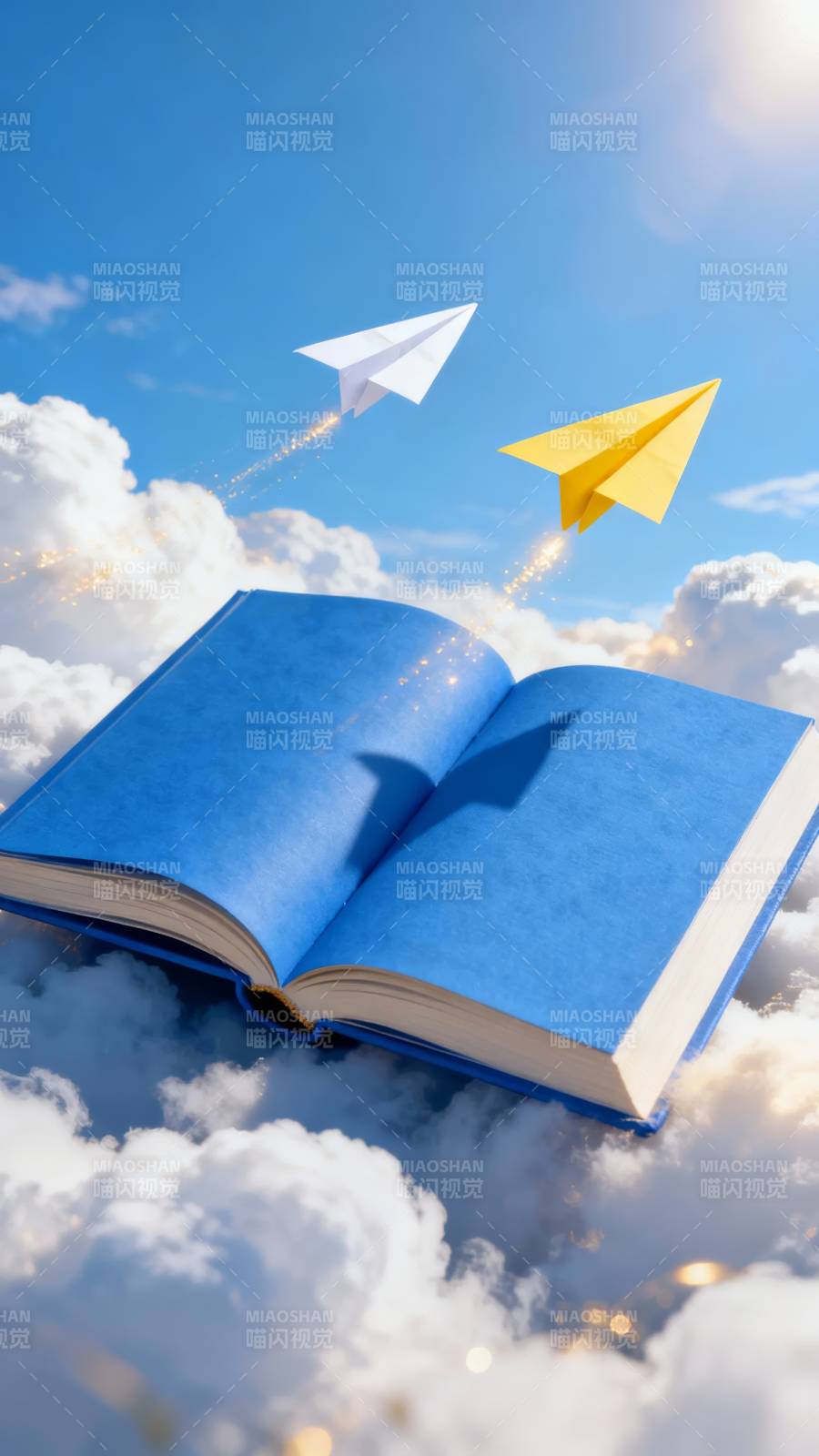 书页飞纸飞机图片