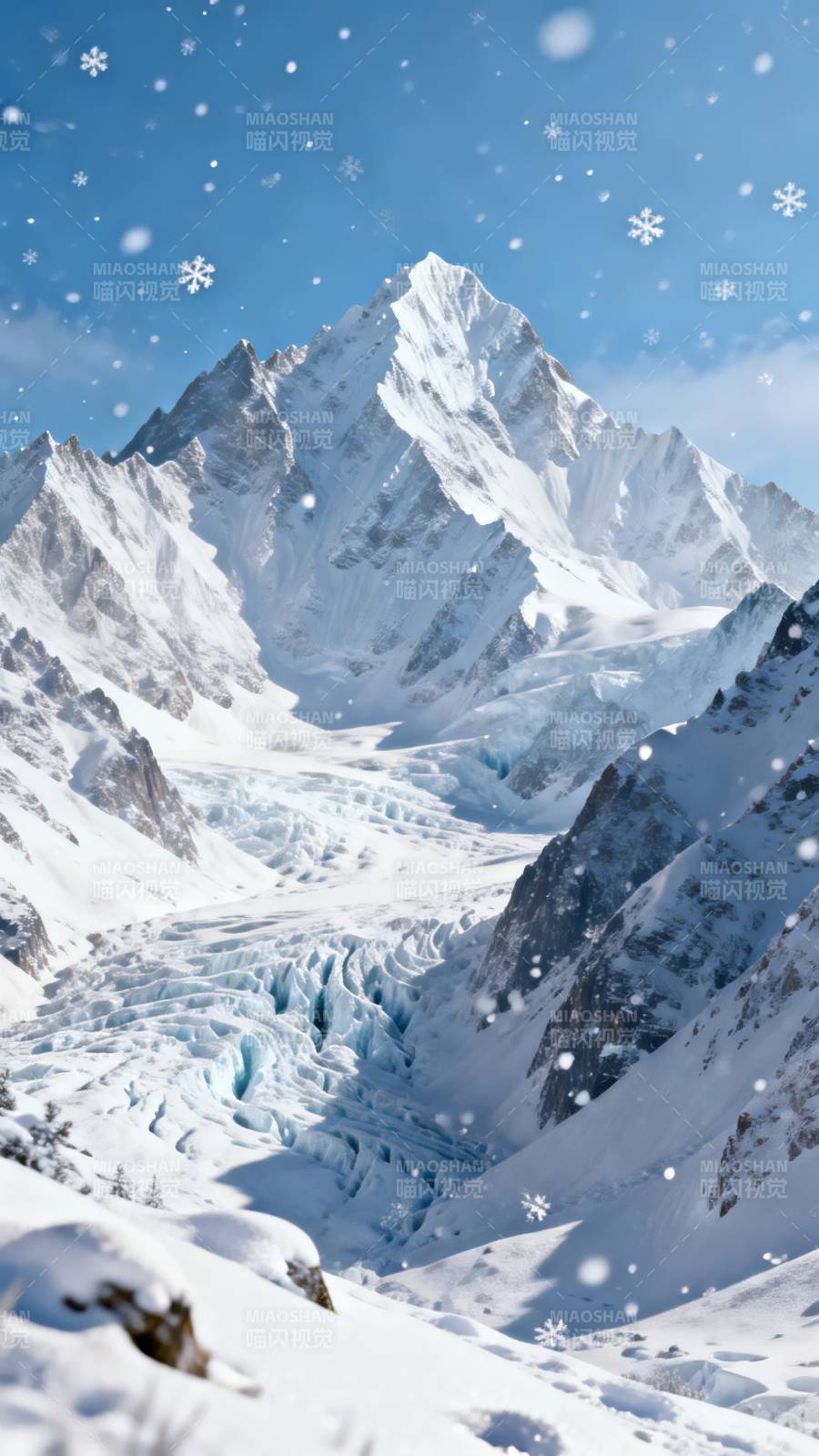 雪山雪景图片