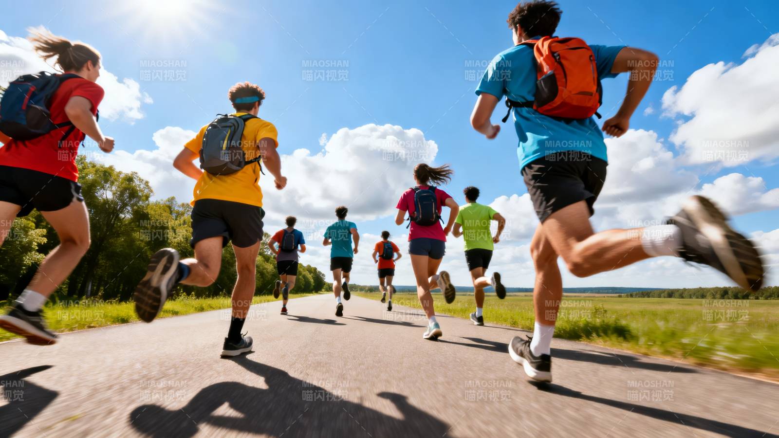 奔跑的青春图片