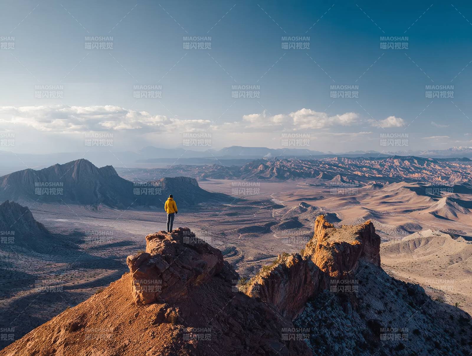 孤影立峰顶图片