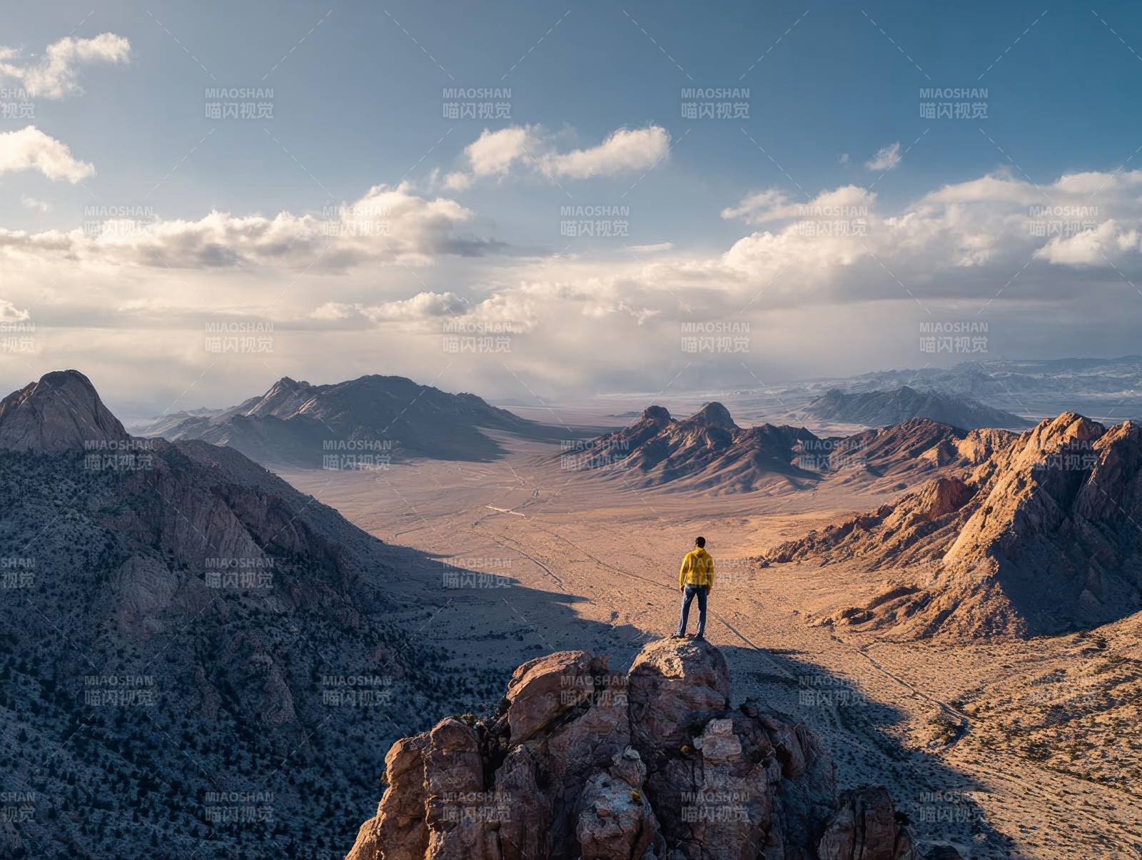 孤影立峰顶图片
