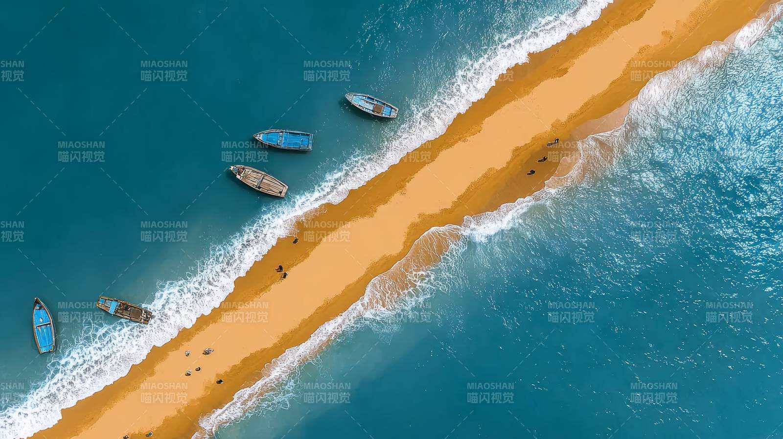 碧海金沙 舟影悠然图片