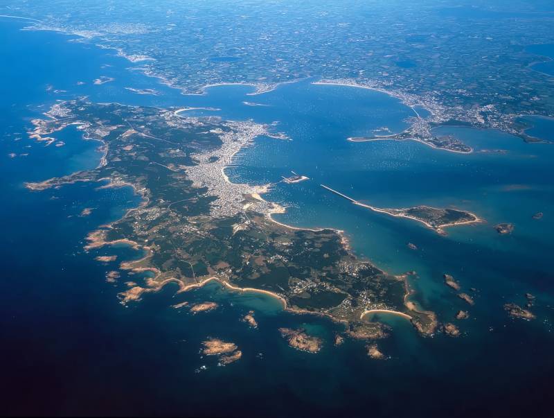 海岸线航拍美景图片