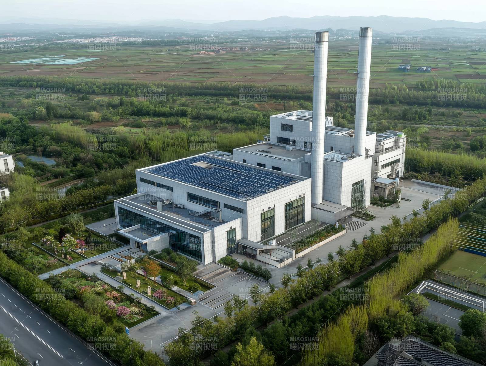 现代工业建筑群图片