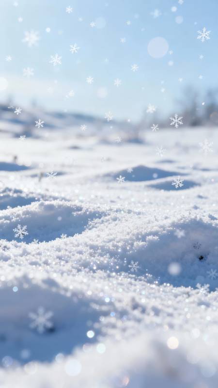 雪落无声 冬日静谧图片