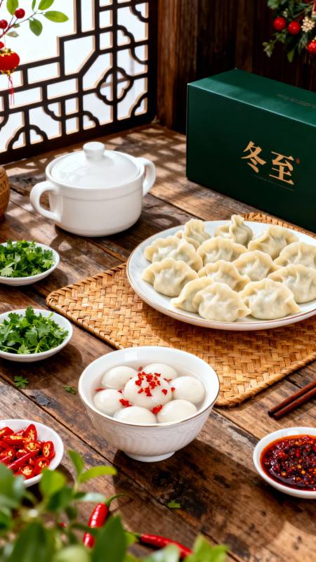 冬至团圆宴图片