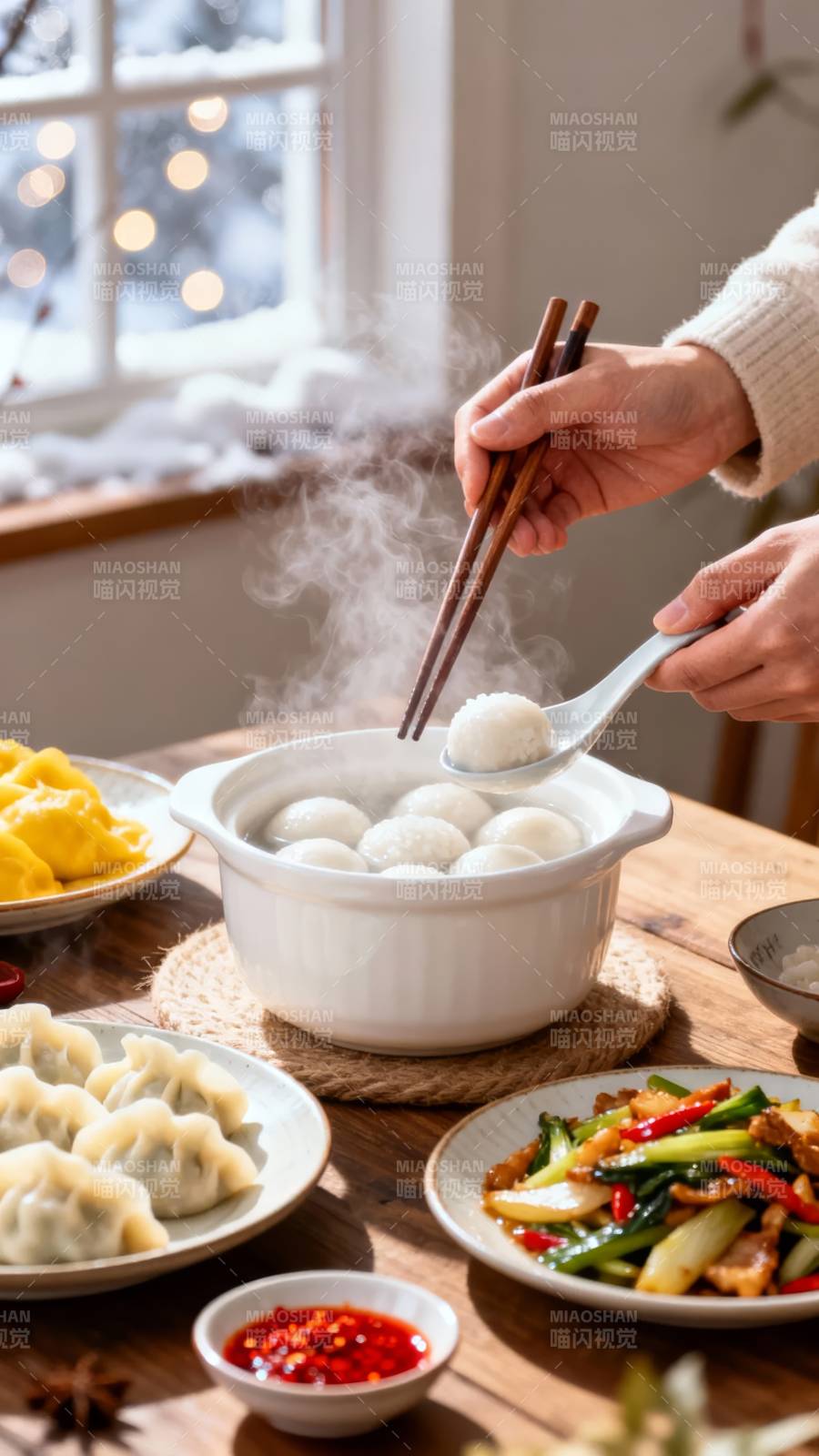 冬日暖食 汤圆飘香图片