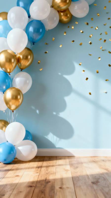 气球派对装饰图片