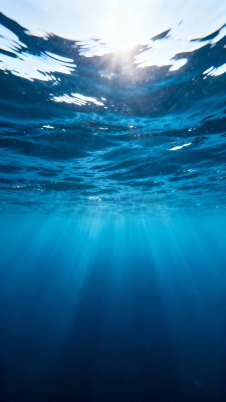 深海光束图片