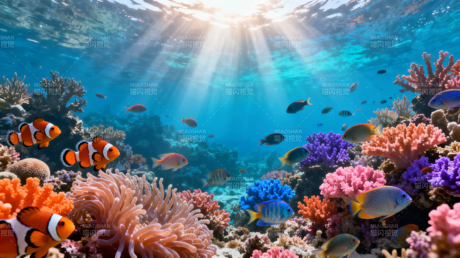 海底珊瑚世界图片