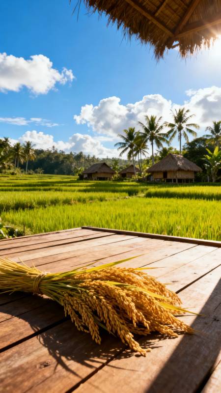 稻香田园风光图片