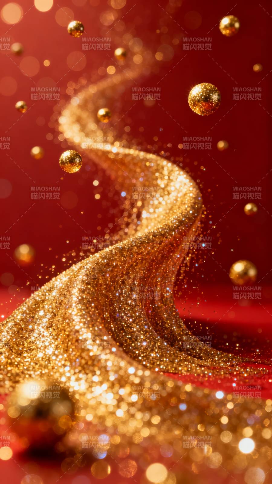 金色流光 璀璨夺目图片