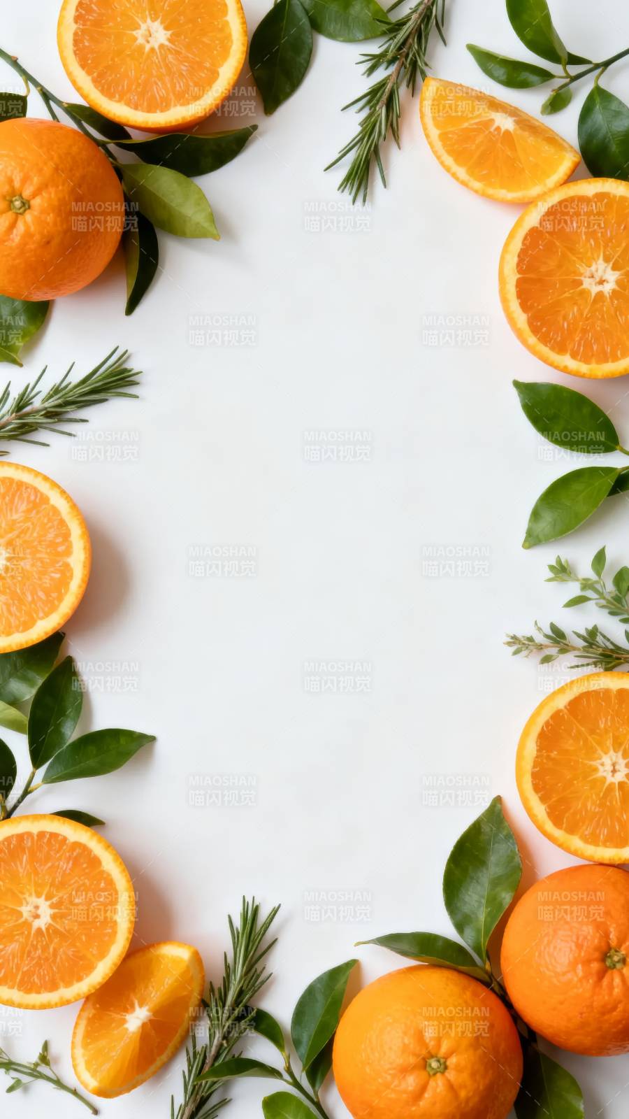 橙香绿意 清新自然图片