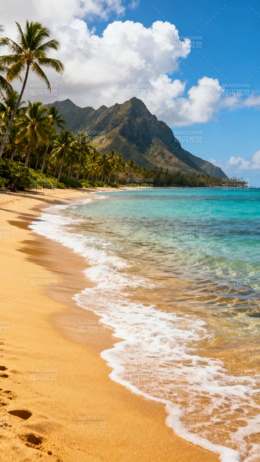 热带海滩风光图片