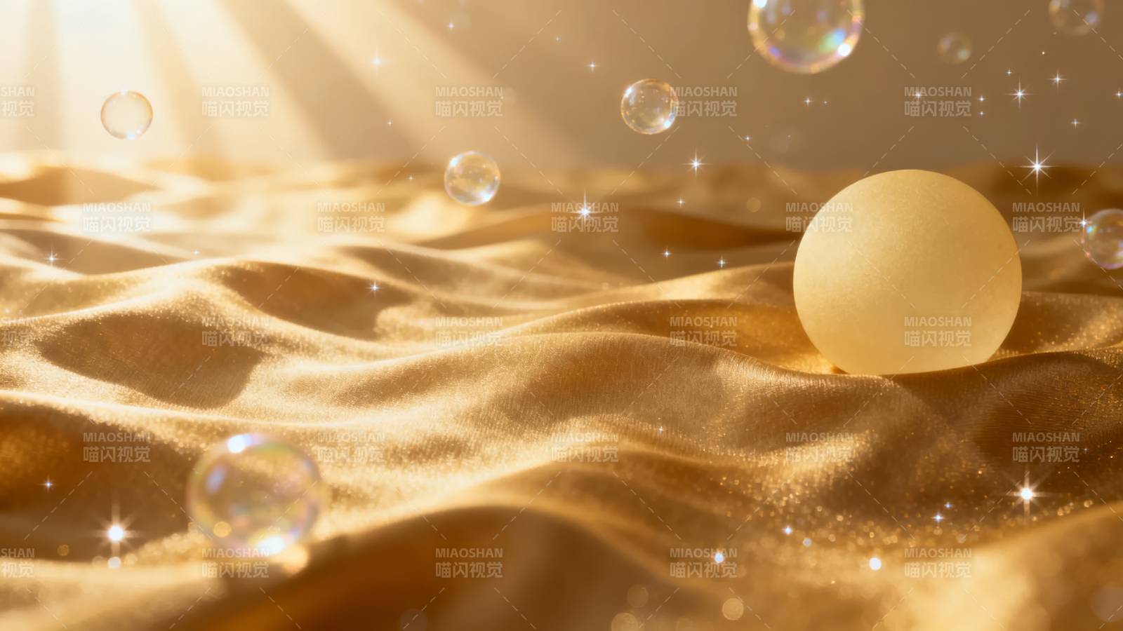 金色沙海珠光闪烁图片