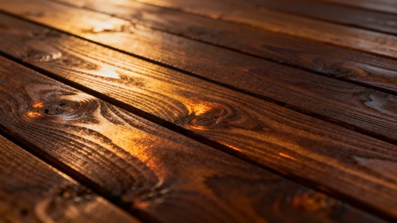 温暖木纹光影图片