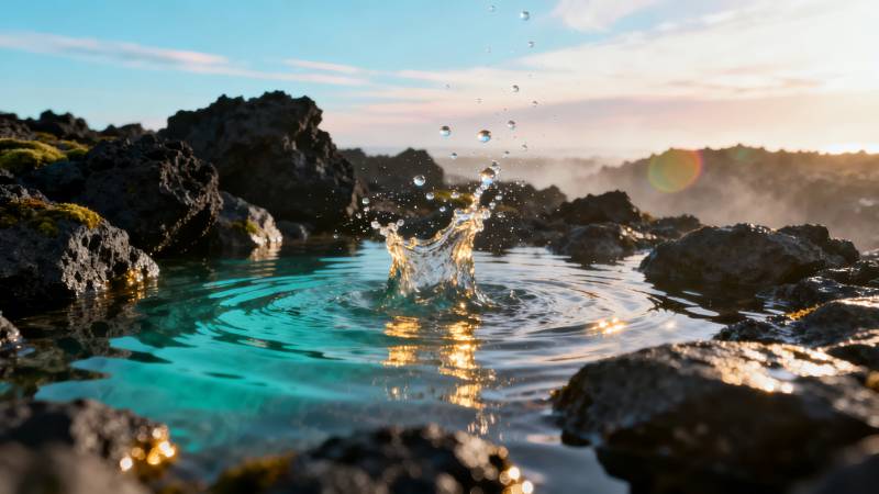 水花飞溅 碧波荡漾图片