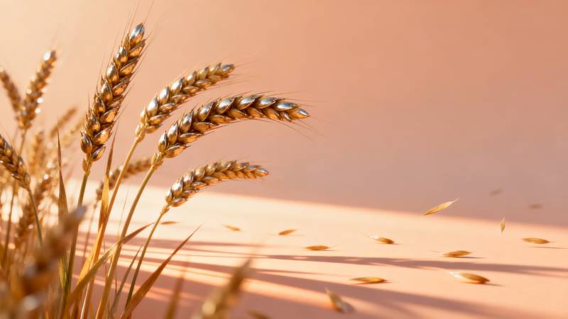 金麦随风舞图片