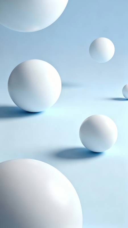 浮球静谧蓝境图片