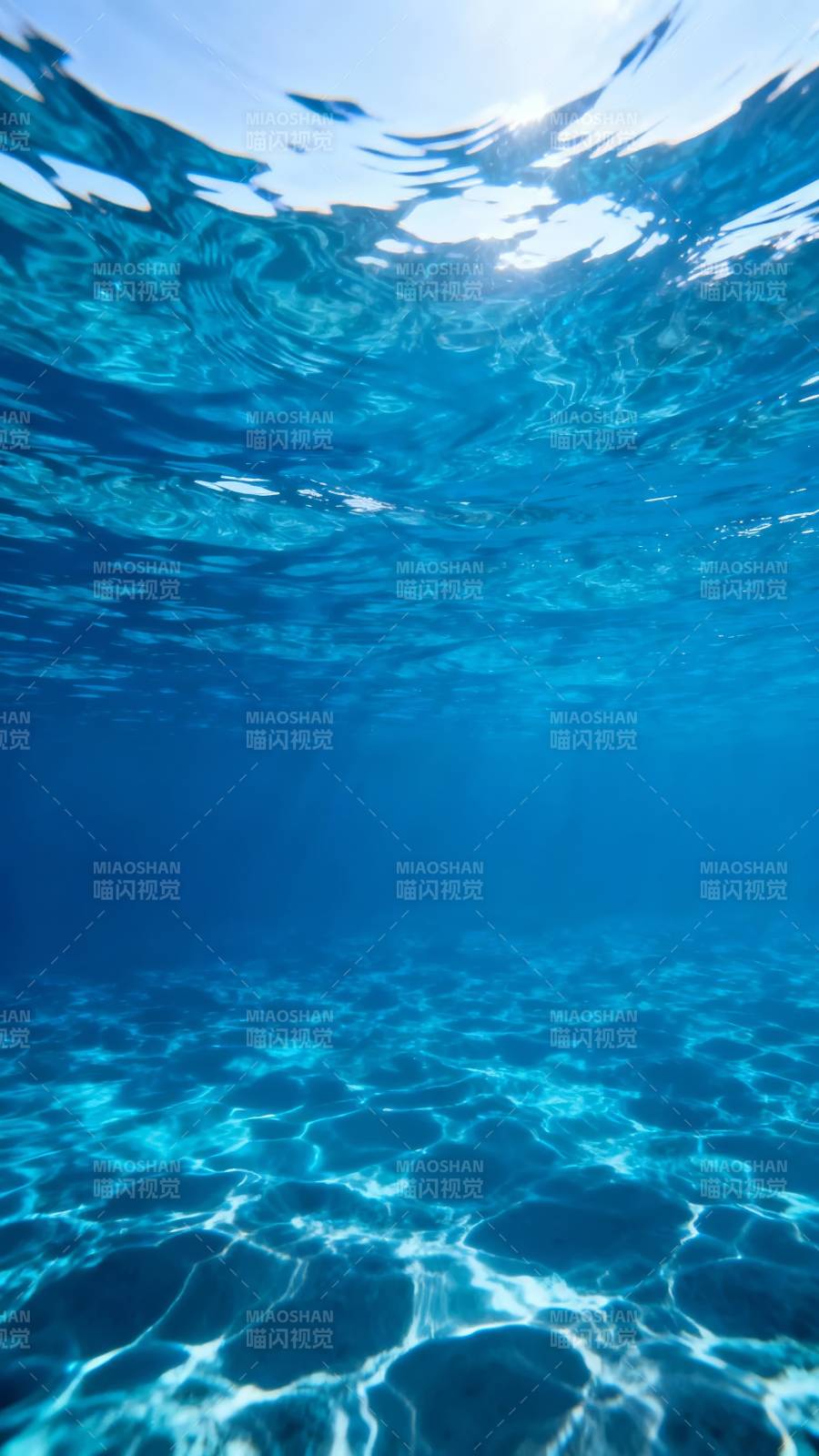 碧海蓝天水下世界图片