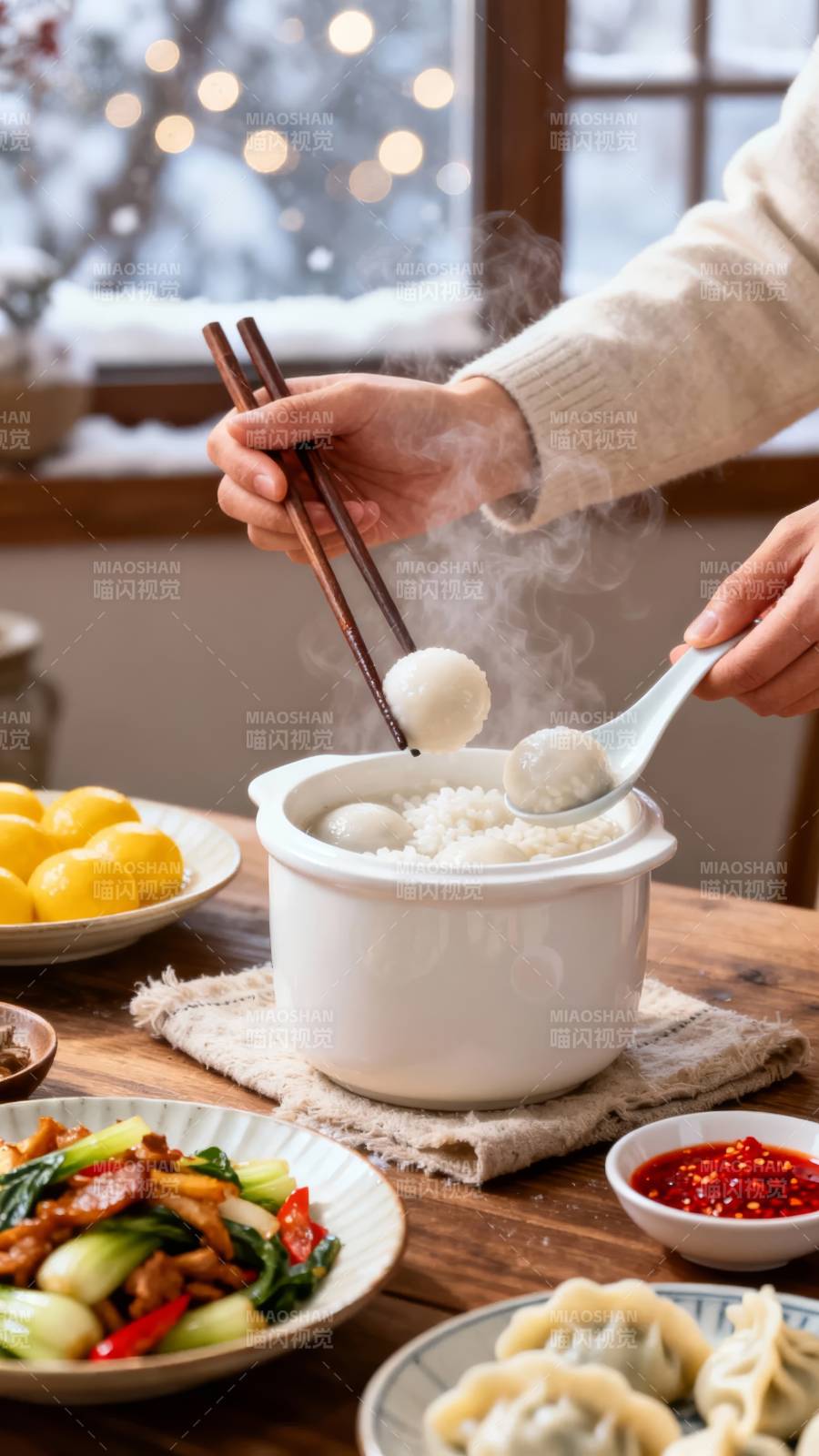 冬日暖食 汤圆飘香图片