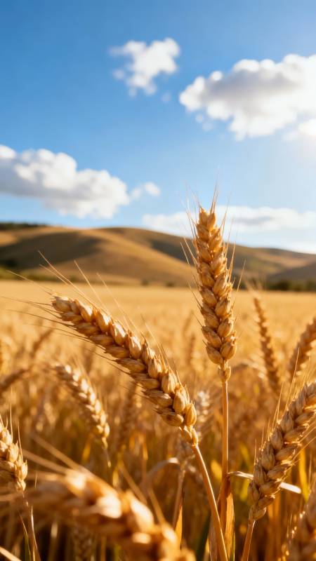 金麦迎风舞图片