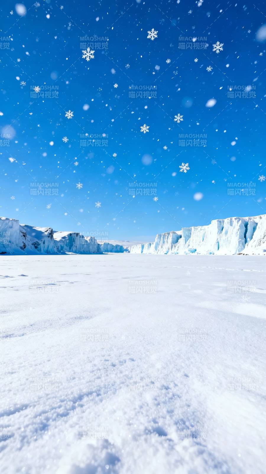 冰雪世界 纯净无垠图片