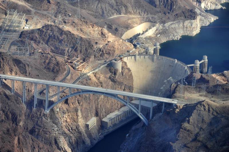 美国胡佛水坝风光图片