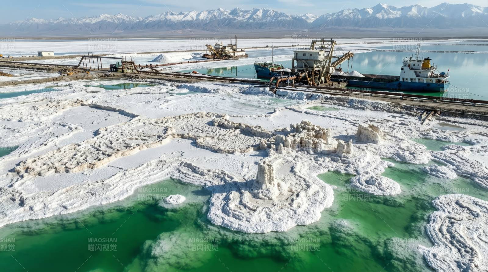 盐湖奇观图片