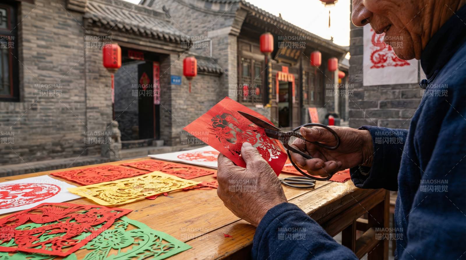 剪纸艺术传承图片