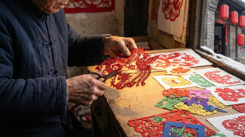 剪纸艺术传承图片