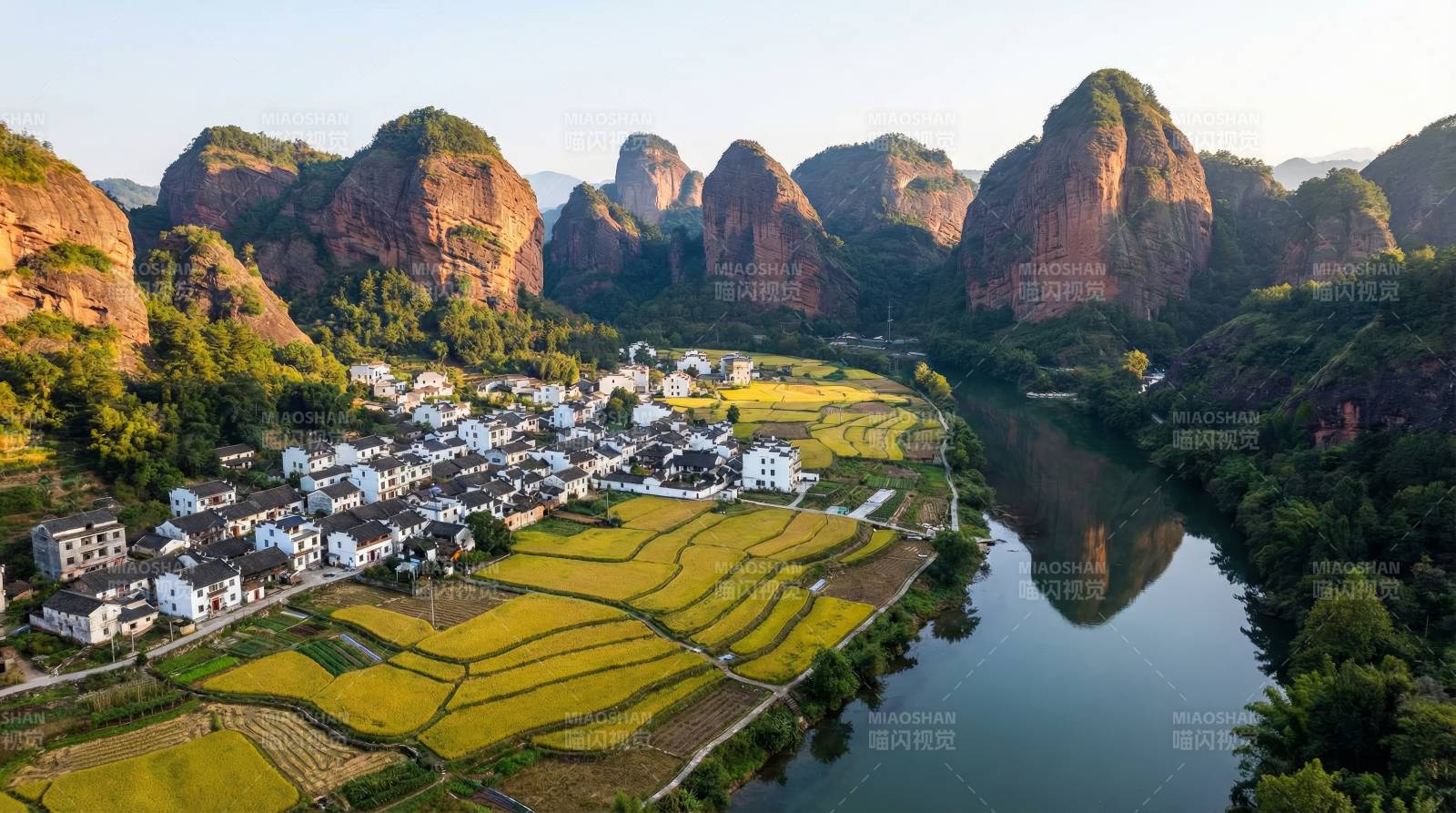 山水田园风光图片