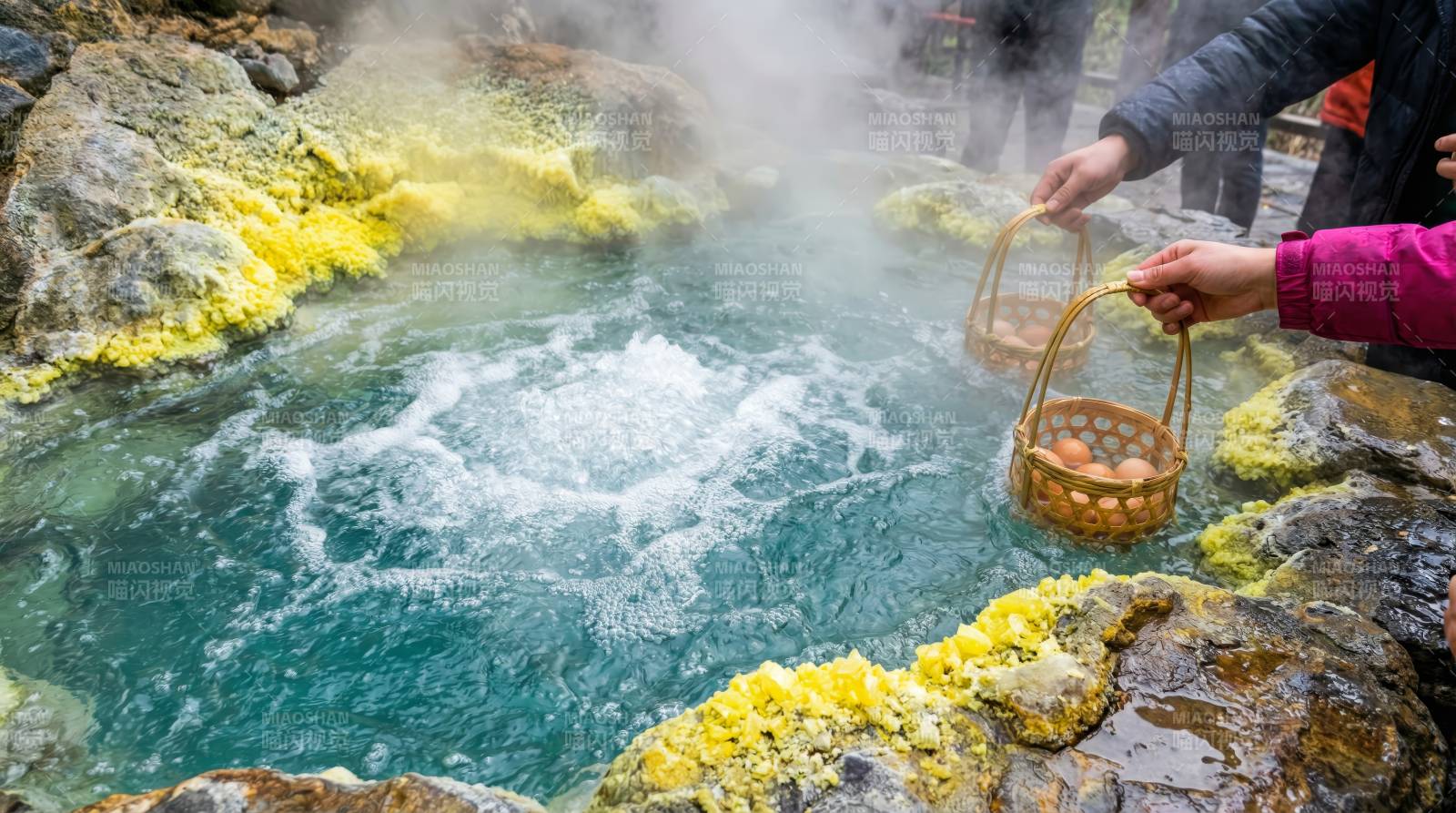 温泉煮蛋体验图片