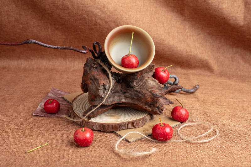 山楂静物图图片