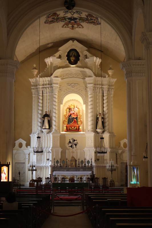 澳门玫瑰堂圣坛庄严神圣图片