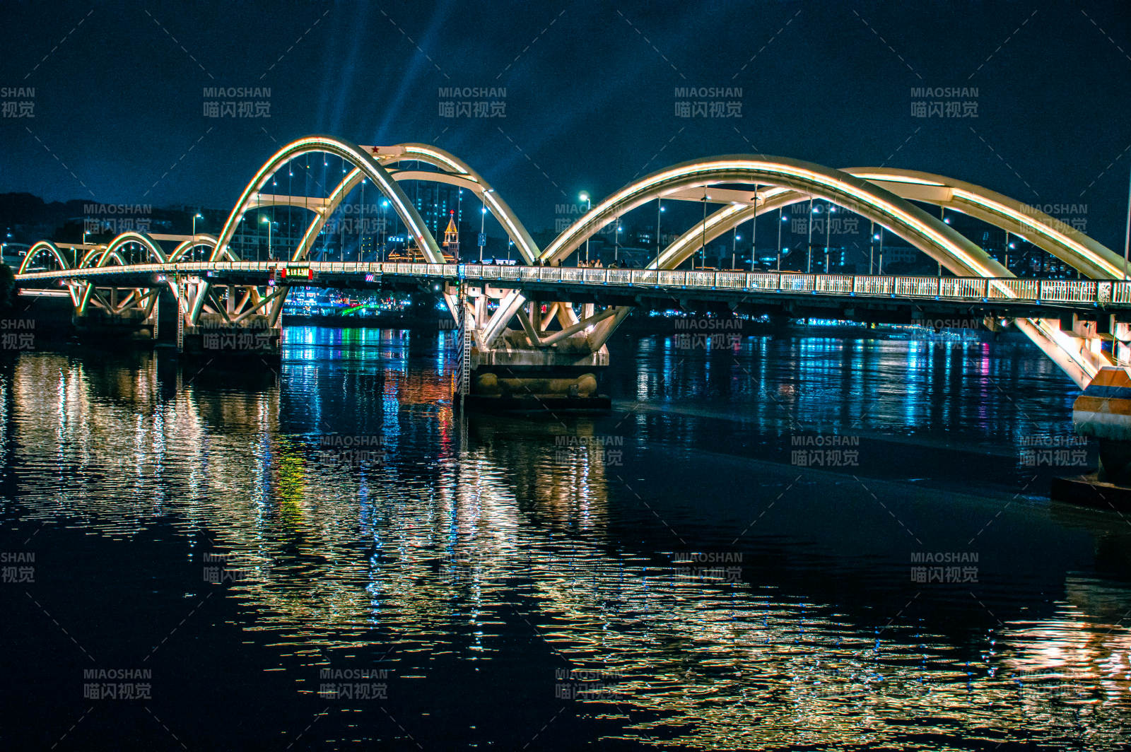 福州中洲岛解放大桥图片