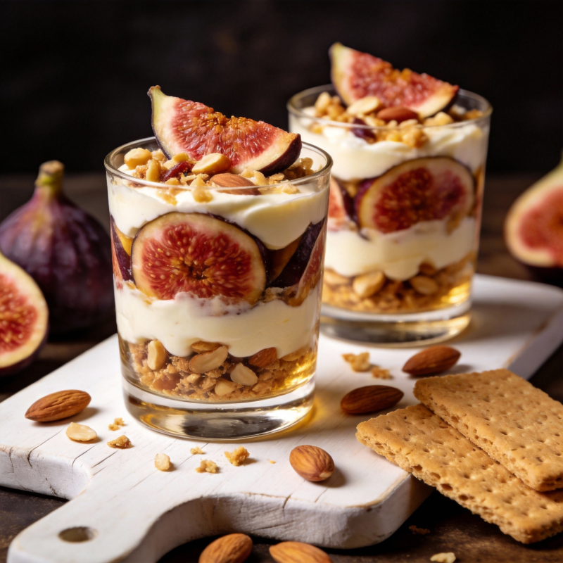 无花果奶酪杯图片