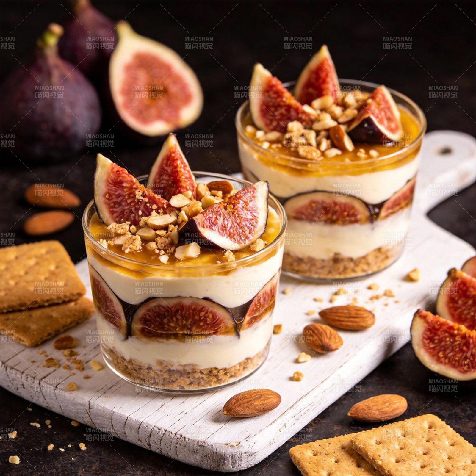 无花果奶酪杯图片