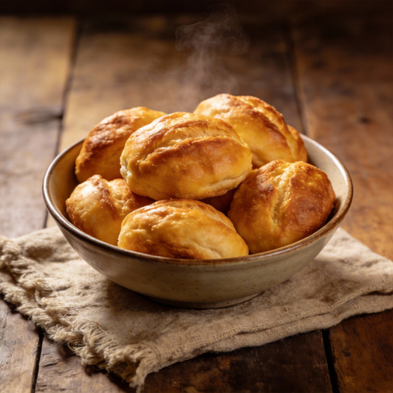 热腾腾的面包图片