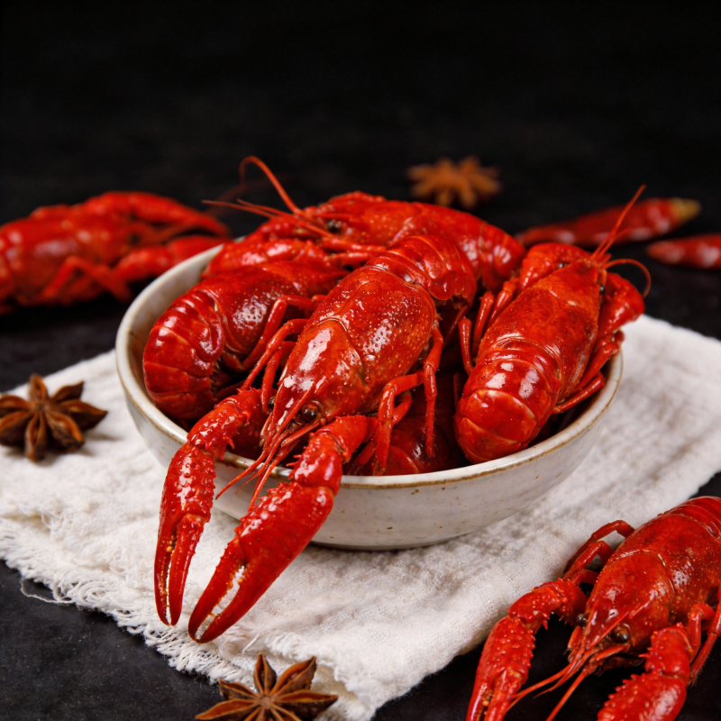 红亮小龙虾 香辣诱人图片