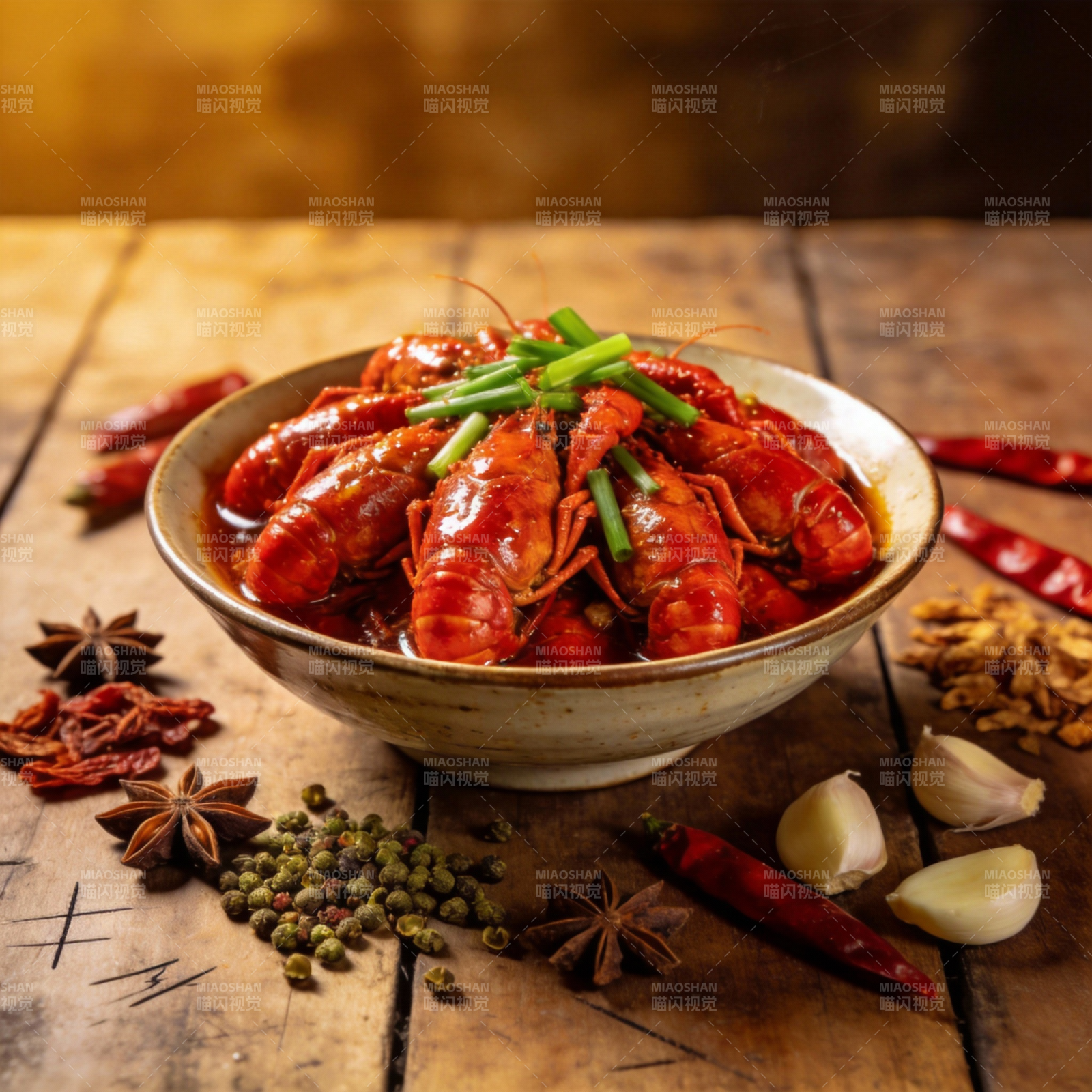 麻辣小龙虾盛宴图片