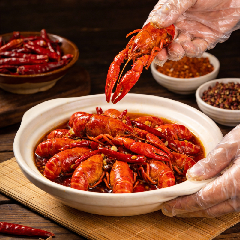 麻辣小龙虾盛宴图片