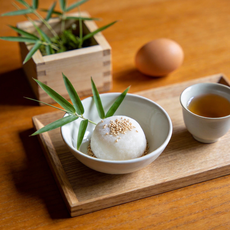 日式甜点静物图片