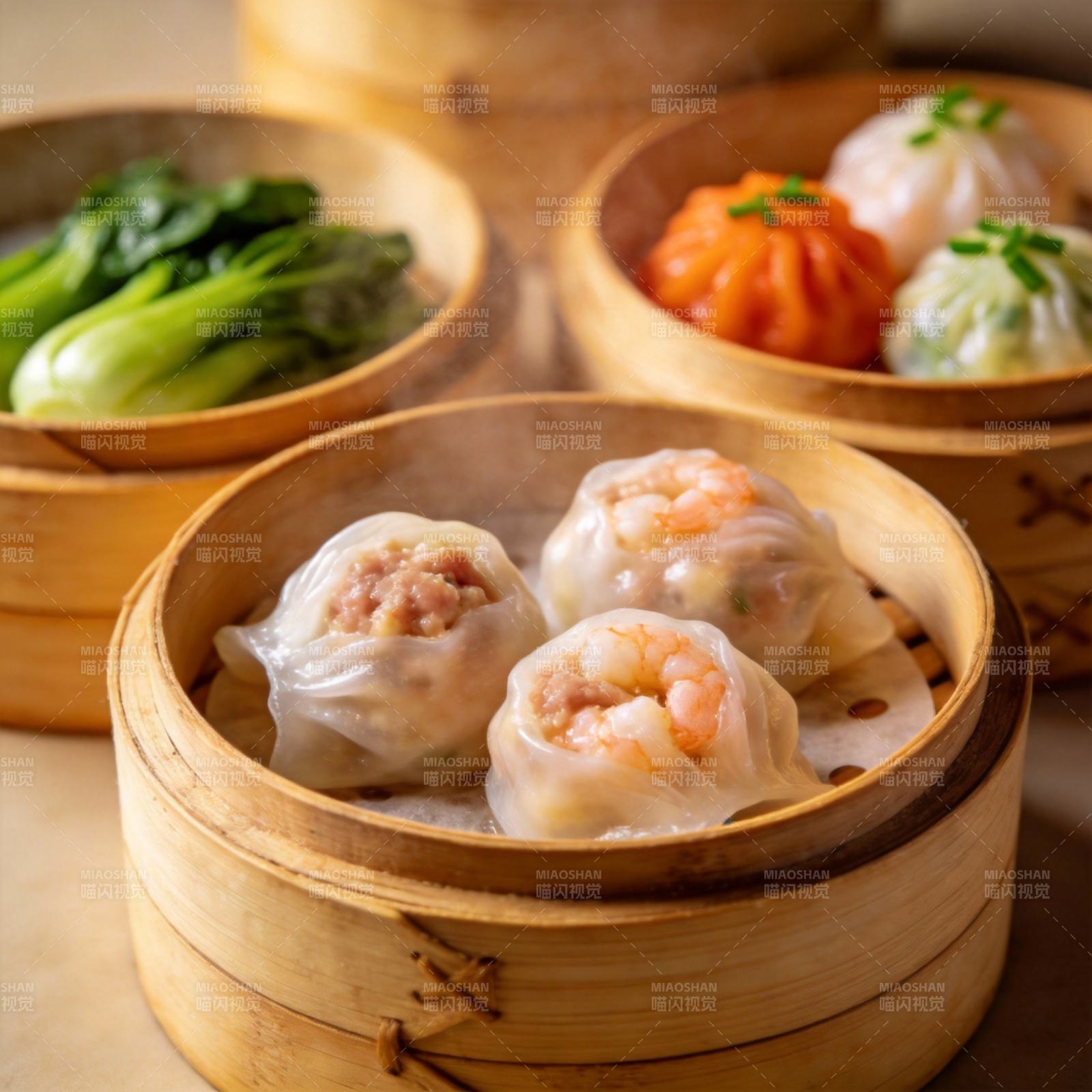 蒸笼美味佳肴图片