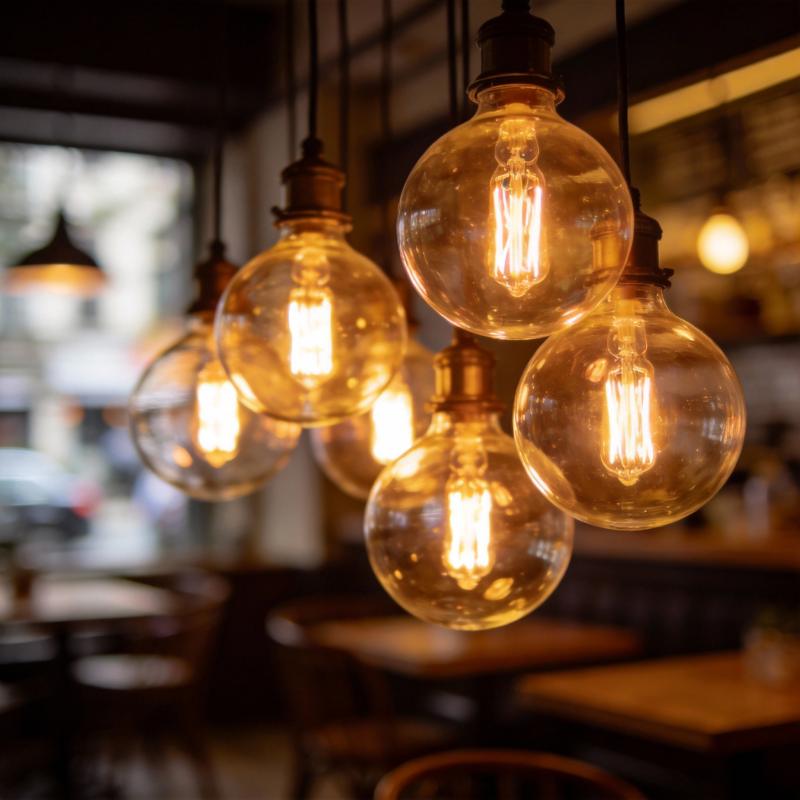 暖光灯饰悬挂图片