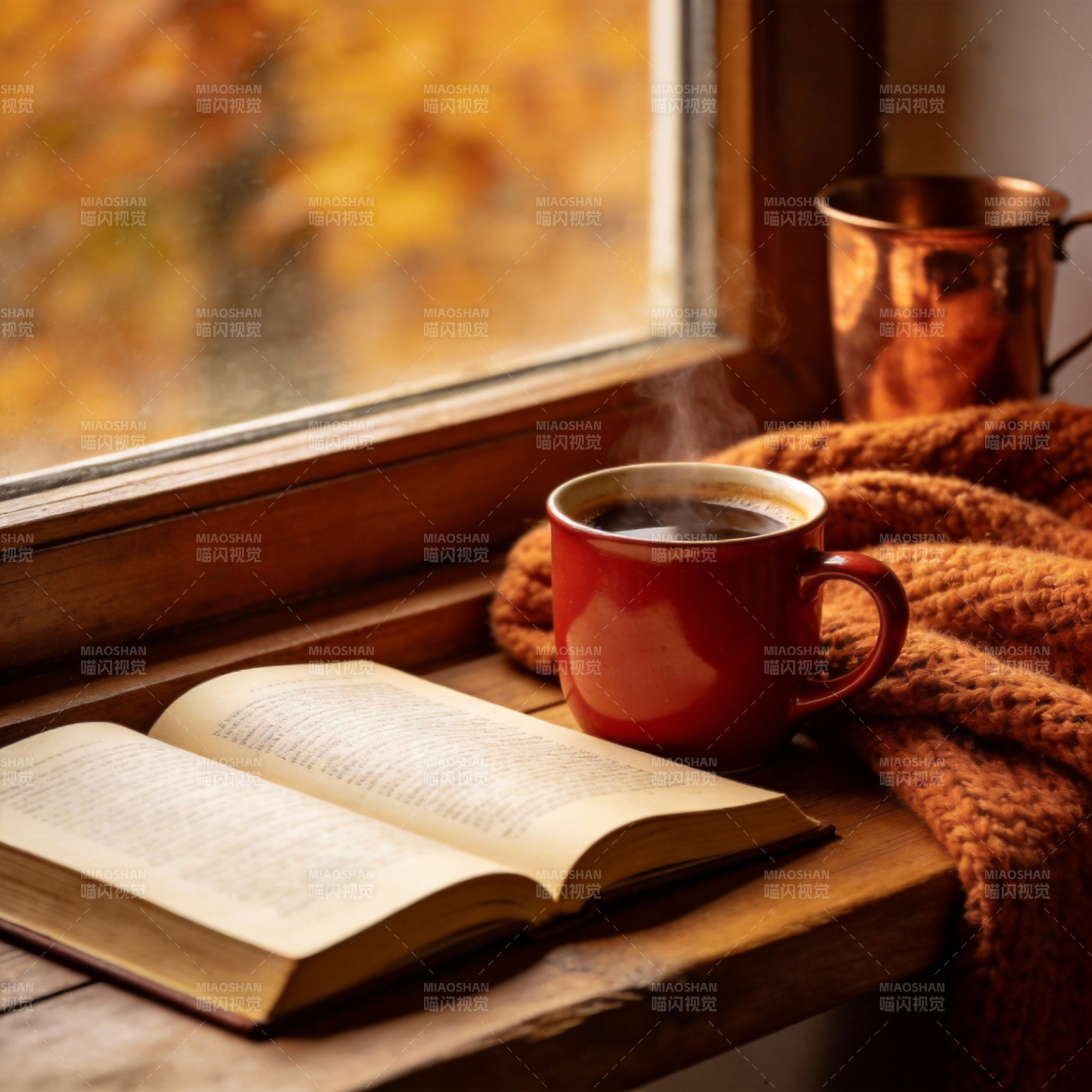 秋窗读书记图片