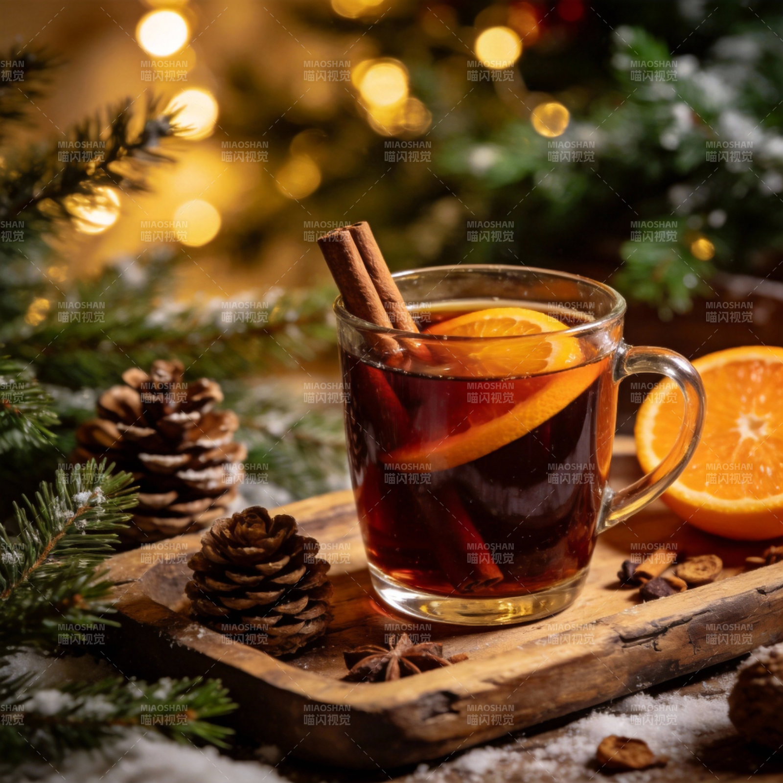 冬日热红酒图片