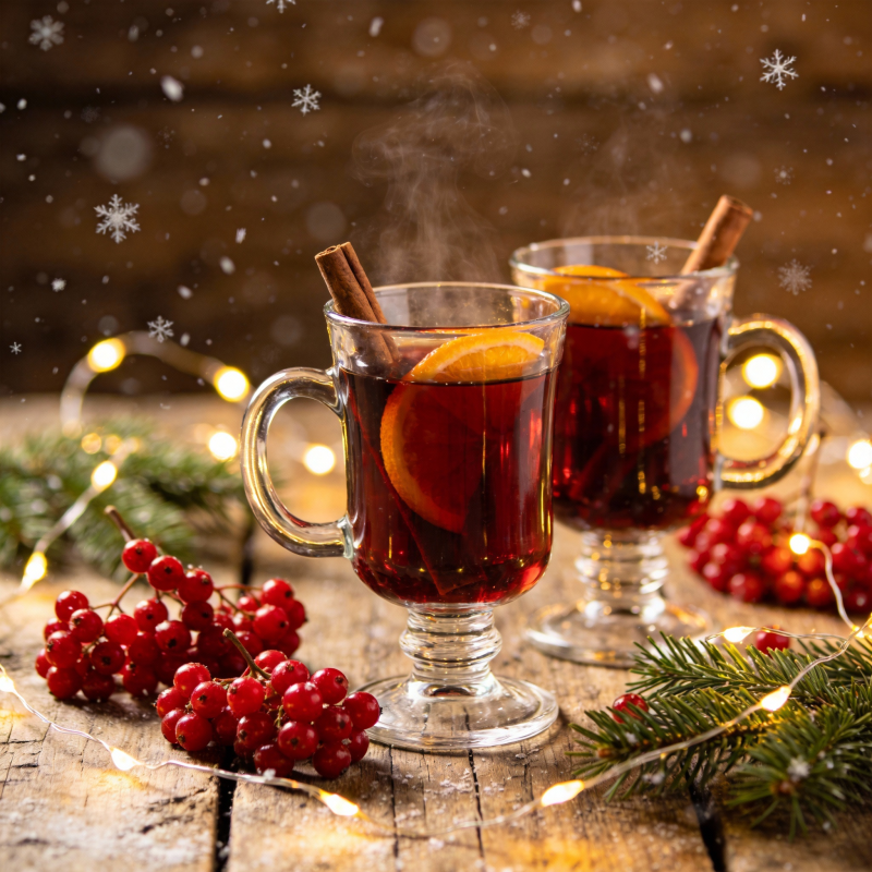 冬日热红酒图片